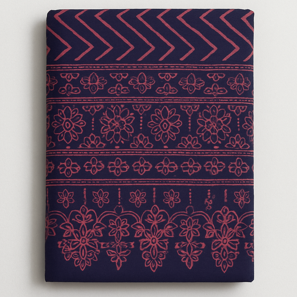Batik Suit - Red (Unstitched)
